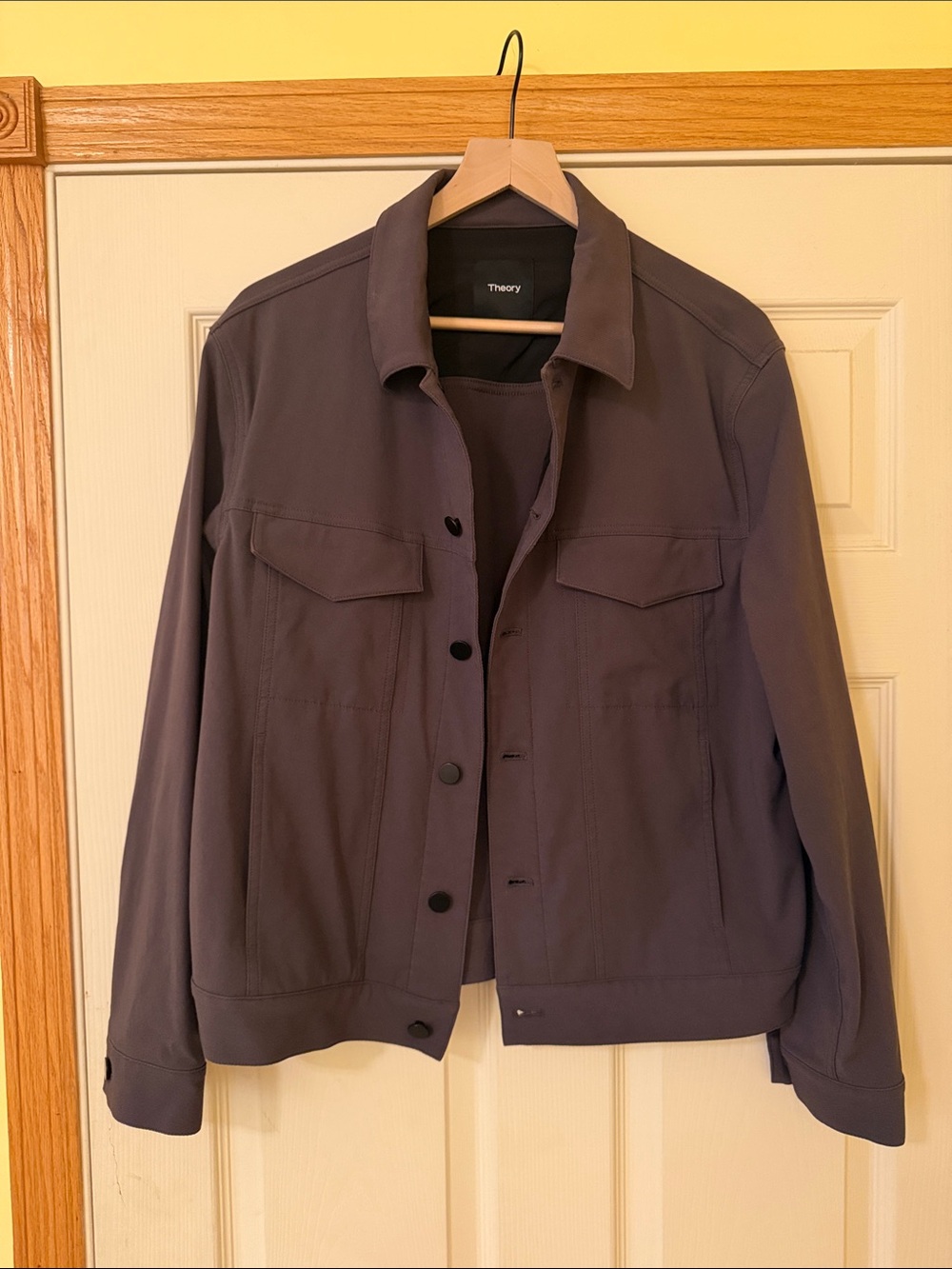 Theory Men's River Trucker Jacket in Neoteric Twill